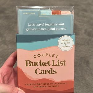Bucket list cards